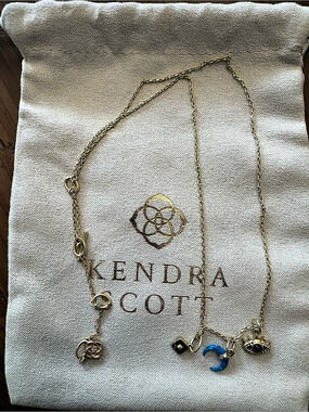 Kendra Scott Gemma Multi Charm Necklace Set Gold Celestial